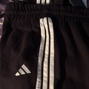 Adidas women Black and White Joggers
